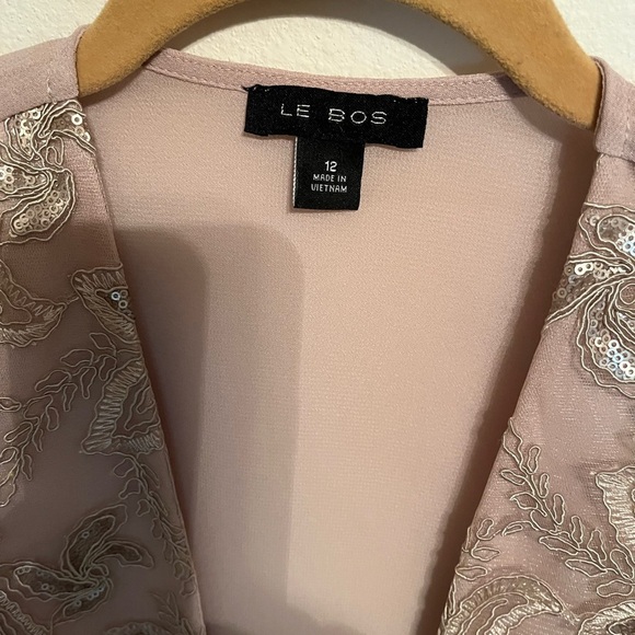 LE BOS~CARDIGAN~WRAP~TAUPE~12 - Picture 2 of 7